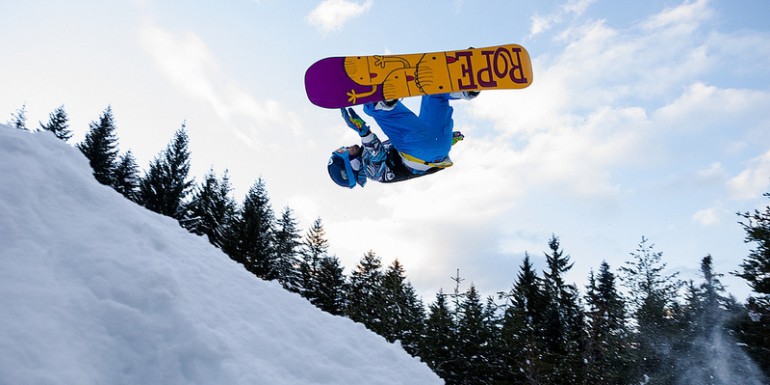Poczwórny korkociąg na snowboardzie! To jest niesamowite!