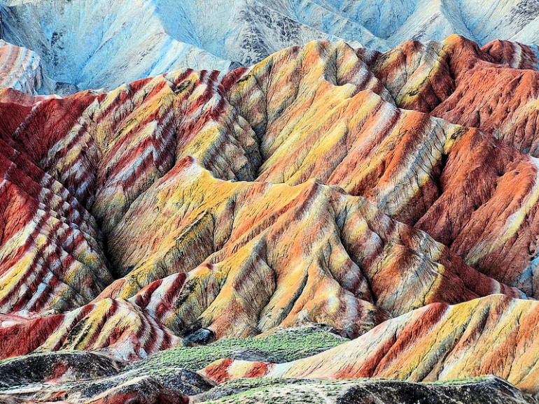 Chiny Danxia – naturalne kolorowe skały. Przepiękne widoki