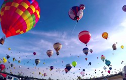 Rekord Świata w ilości balonów na ogrzane powietrze