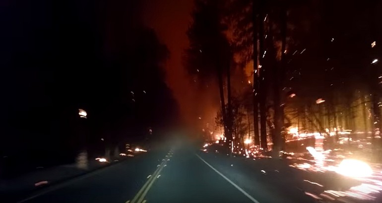 Kalifornijskie pożary wyglądają przerażająco i są nie do opanowania