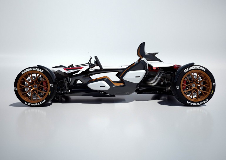 Honda Project 2 & 4. Ciekawy pomysł coś na styl pojazdów Formuły 1.
