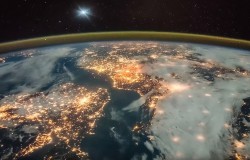 Ziemia widziana z kosmosu – przelot nad Europą