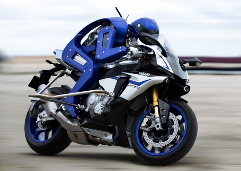 Motobot Yamaha robot na motocyklu