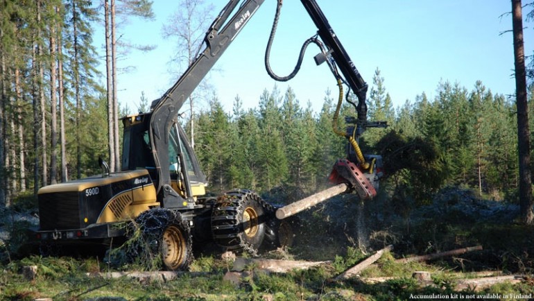 Niesamowita maszyna do wycinania lasu