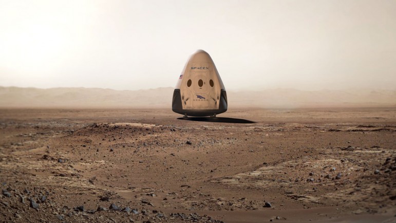 SpaceX planuje wysłać kapsułę na Marsa w 2018 roku.