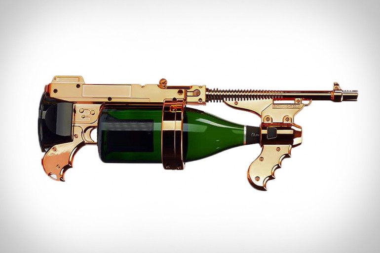 Champagne Gun pistolet maszynowy na szampana